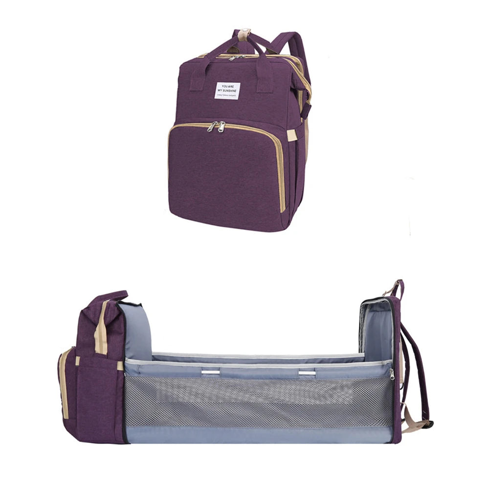 Foldable Bed Diaper Bag