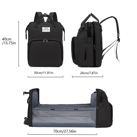 Foldable Bed Diaper Bag