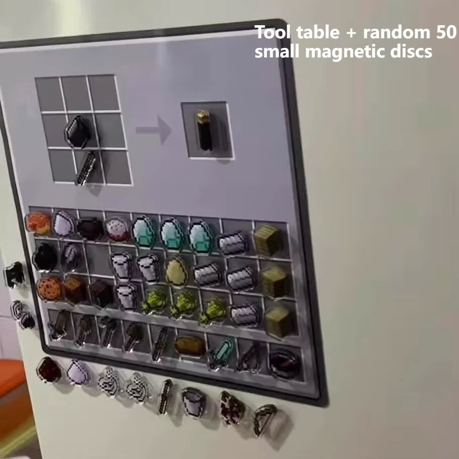 Magnetic Fridge Magnet Acrylic Minecraft