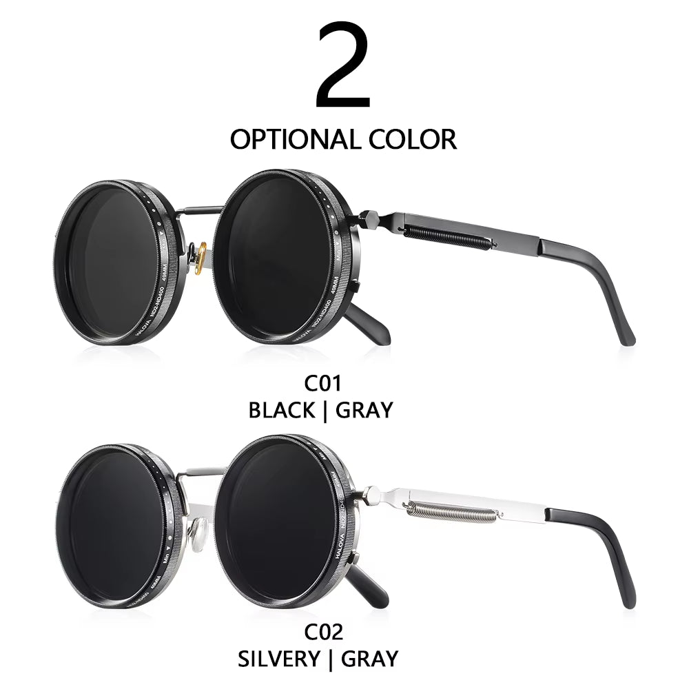  Adjustable Round Sunglasses