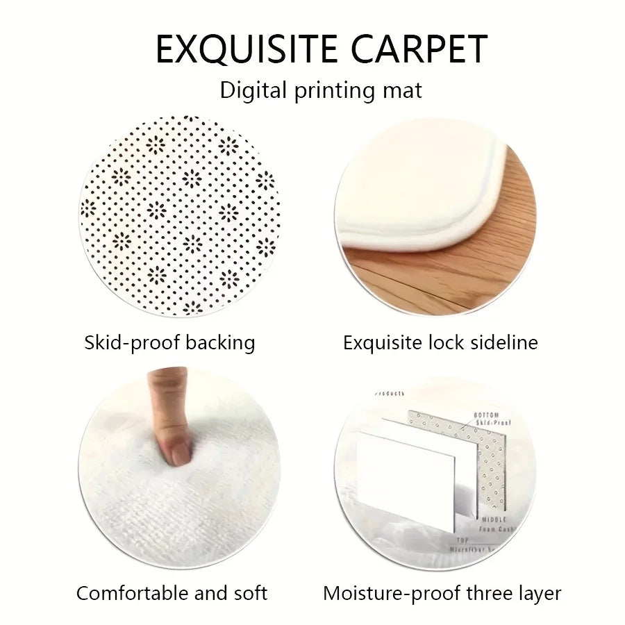 Anime Style Creative Sun Carpet 