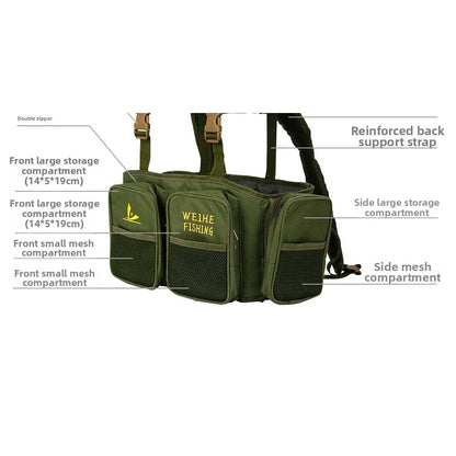 Waterproof Nylon Fishing Backpack 