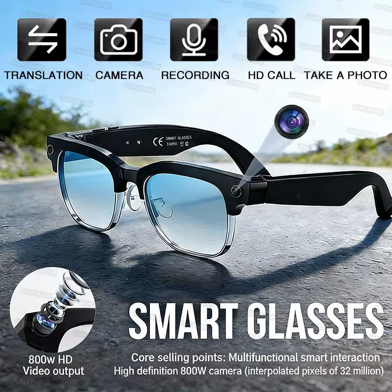  Camera Smart Glasses 
