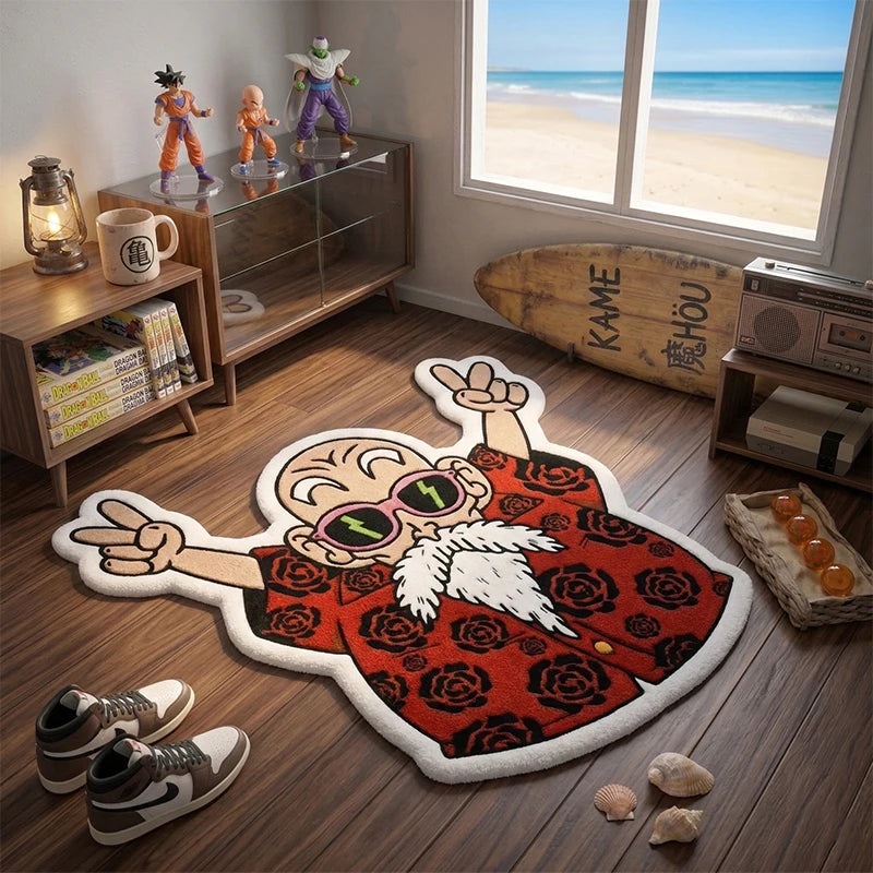 Master Roshi Dragon Ball Polyester Rug 