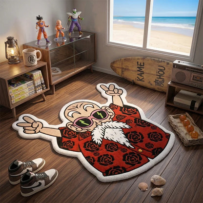 Master Roshi Dragon Ball Polyester Rug 