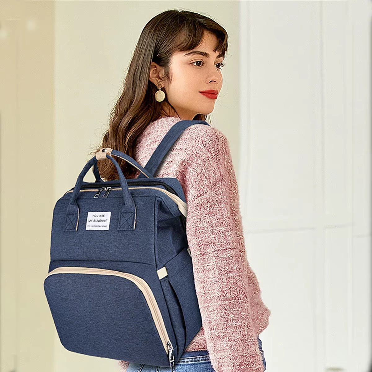 Foldable Bed Diaper Bag 