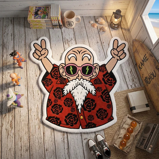 Master Roshi Dragon Ball Polyester Rug 