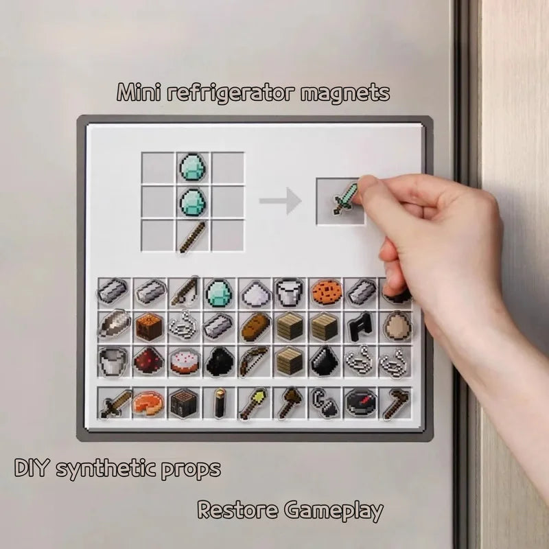 Magnetic Fridge Magnet Acrylic Minecraft 