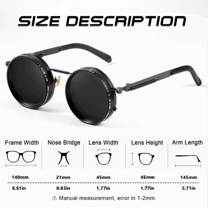  Adjustable Round Sunglasses
