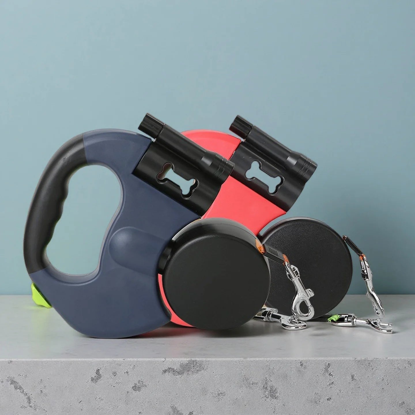 Retractable Dual Dog Leash 
