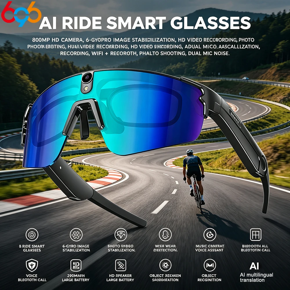 Cycling AI Smart Glasses 4K HD