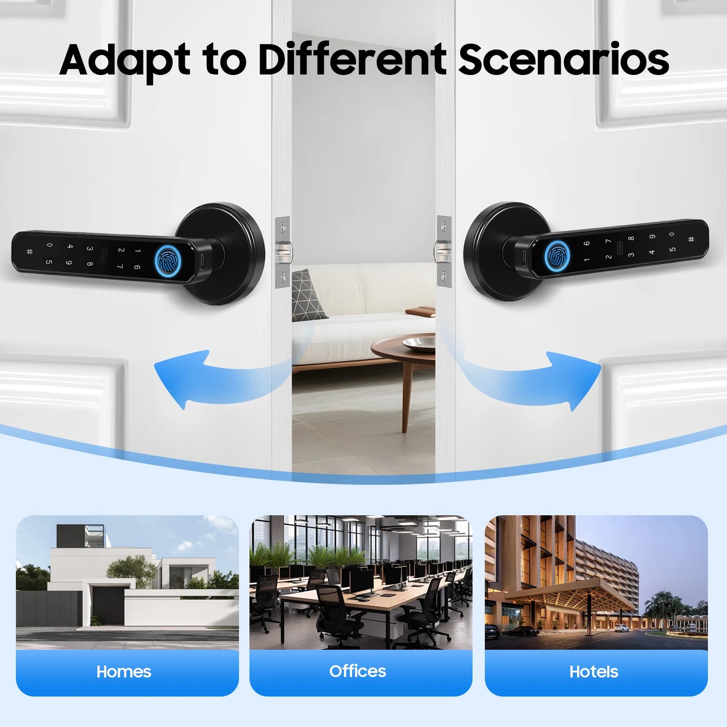 Smart Door Handle Lock 