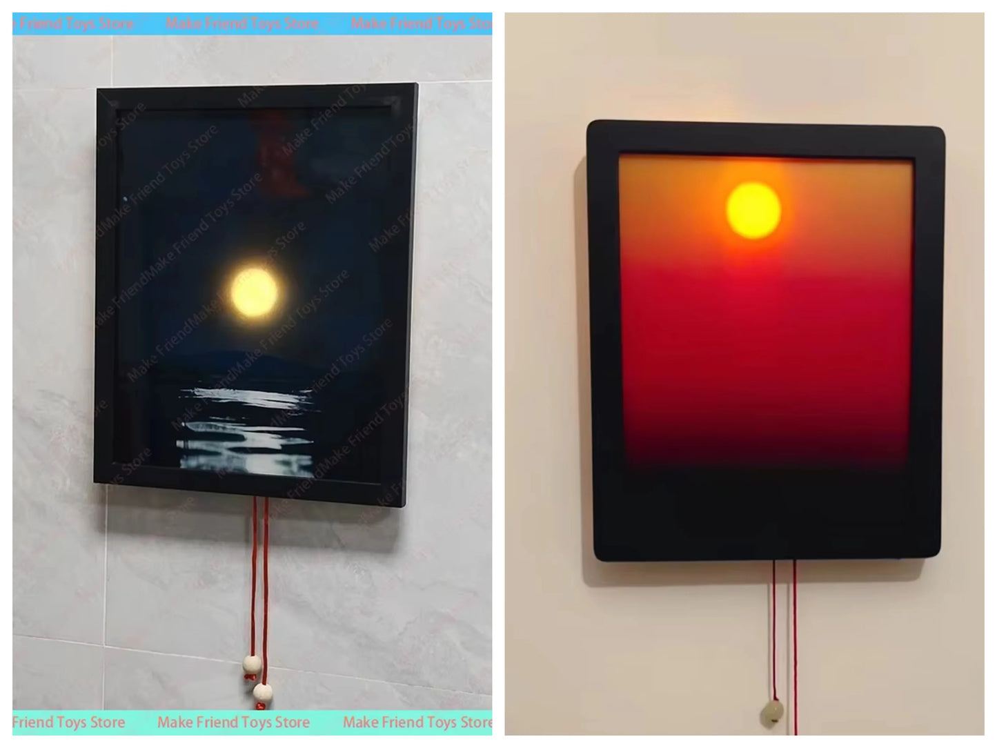 Kinetic Sunrise Sunset Wall Lamp Adjustable 