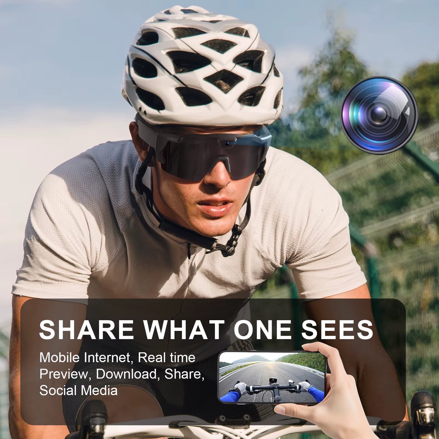  Glasses Action Camera 