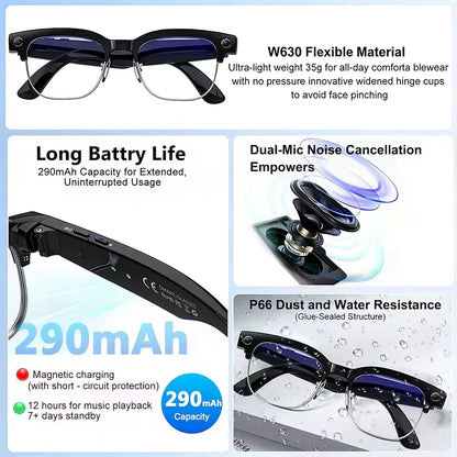  Camera Smart Glasses 