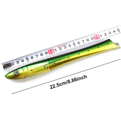 Portable Fish Shaped Fishing Rod Reel 