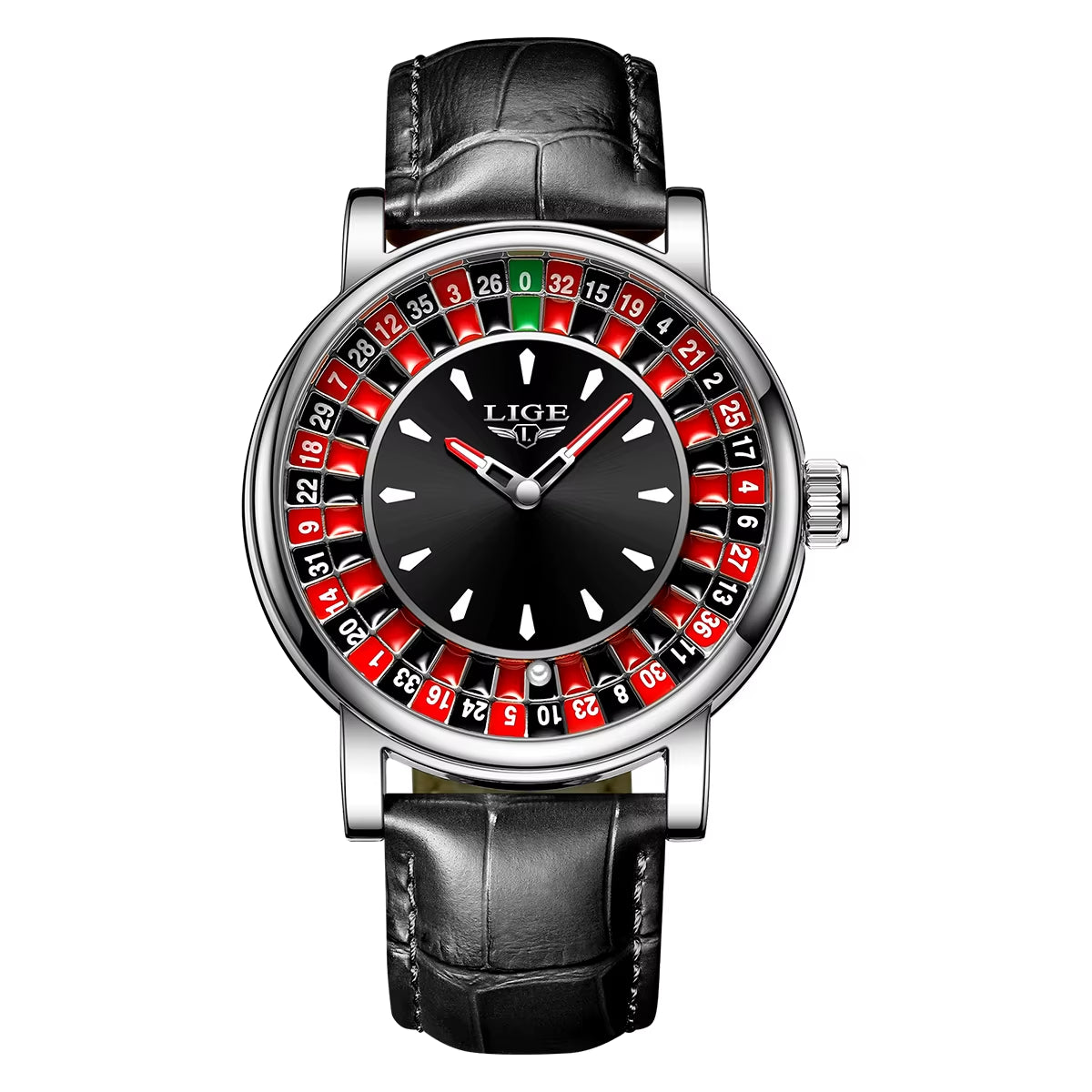 Fashion Men Watch Rotating  Roulette