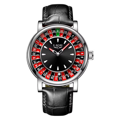 Fashion Men Watch Rotating  Roulette
