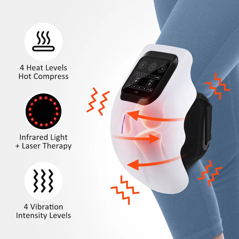 Wireless Electric Heated Knee Massager Pad 