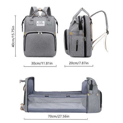 Foldable Bed Diaper Bag 