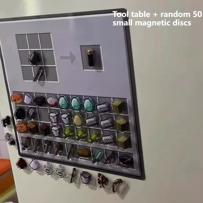 Magnetic Fridge Magnet Acrylic Minecraft 