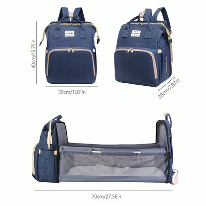 Foldable Bed Diaper Bag 