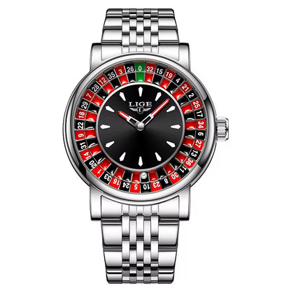 Fashion Men Watch Rotating  Roulette