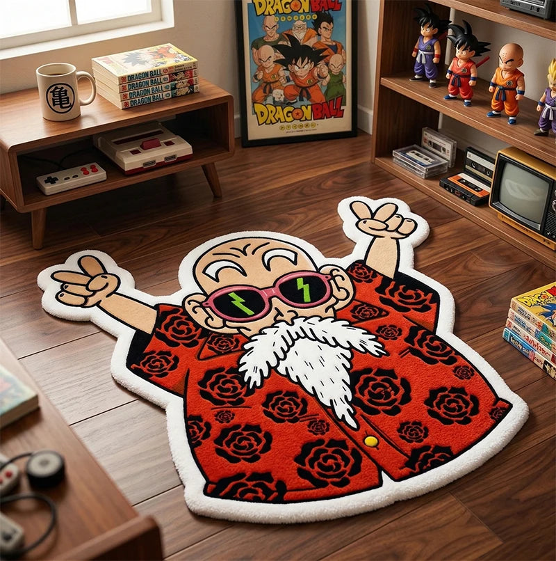 Master Roshi Dragon Ball Polyester Rug 