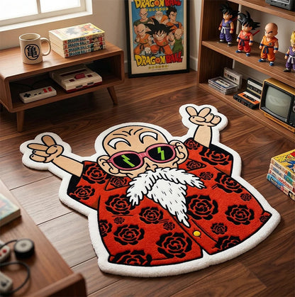 Master Roshi Dragon Ball Polyester Rug 